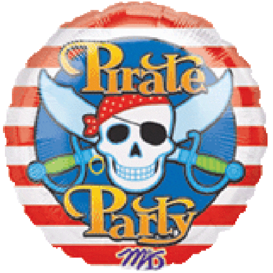 Anagram Mylar & Foil 18" Pirate Party Foil Balloons