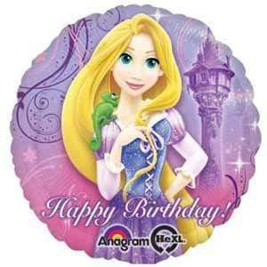 Anagram Mylar & Foil 18" Rapunzel Happy Birthday Foil Balloons