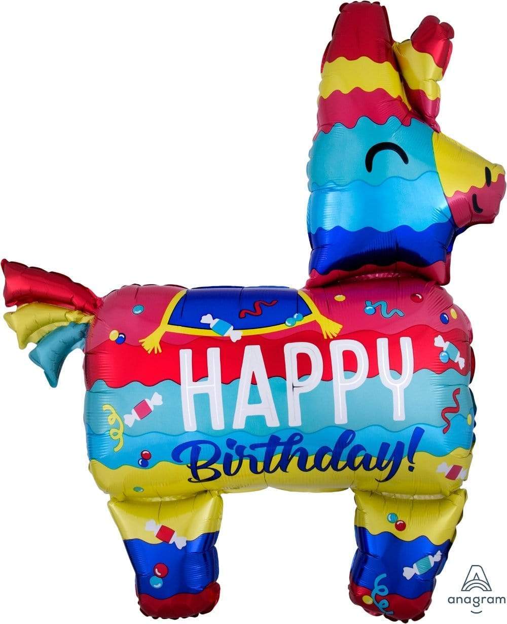 Anagram Mylar & Foil 33″ Birthday Piñata Party Foil Balloons