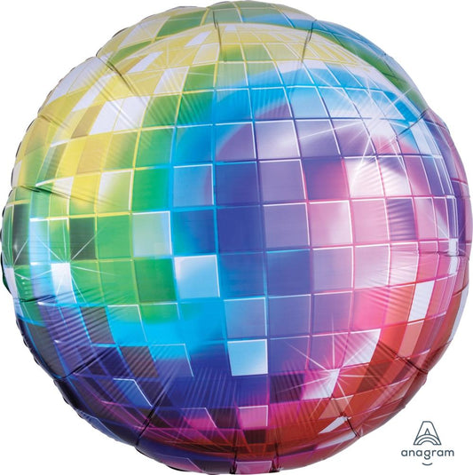 Anagram Mylar & Foil '70s Disco Fever Mirror Ball 32″