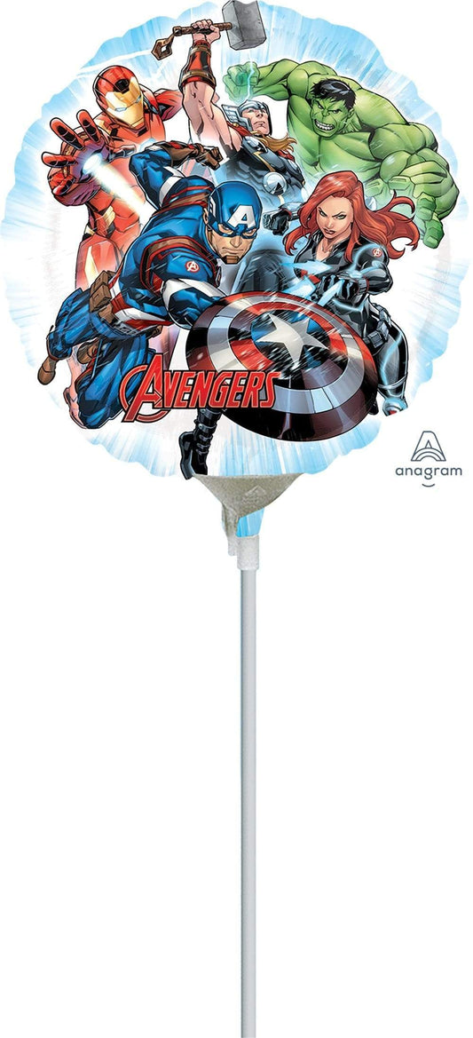 Anagram Mylar & Foil 9" Airfill Avengers Foil Balloons