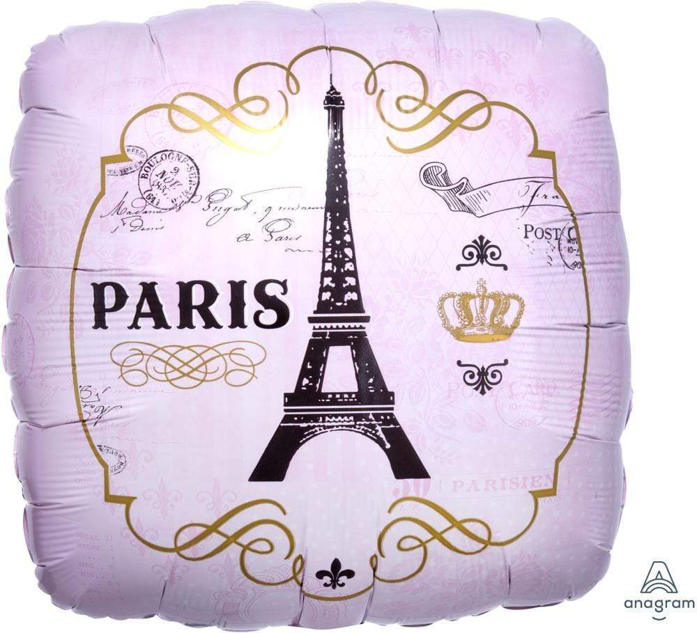 Anagram Mylar & Foil A Day in Paris Eiffel Tower 17″ Balloon