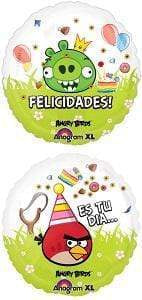 Anagram Mylar & Foil Angry Birds Es Tu Día 18″ Balloon