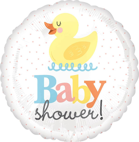 Anagram Mylar & Foil Baby Shower Yellow Ducky 18″ Balloon