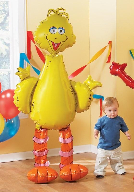 Anagram Mylar & Foil Big Bird 62″ AirWalker Balloon