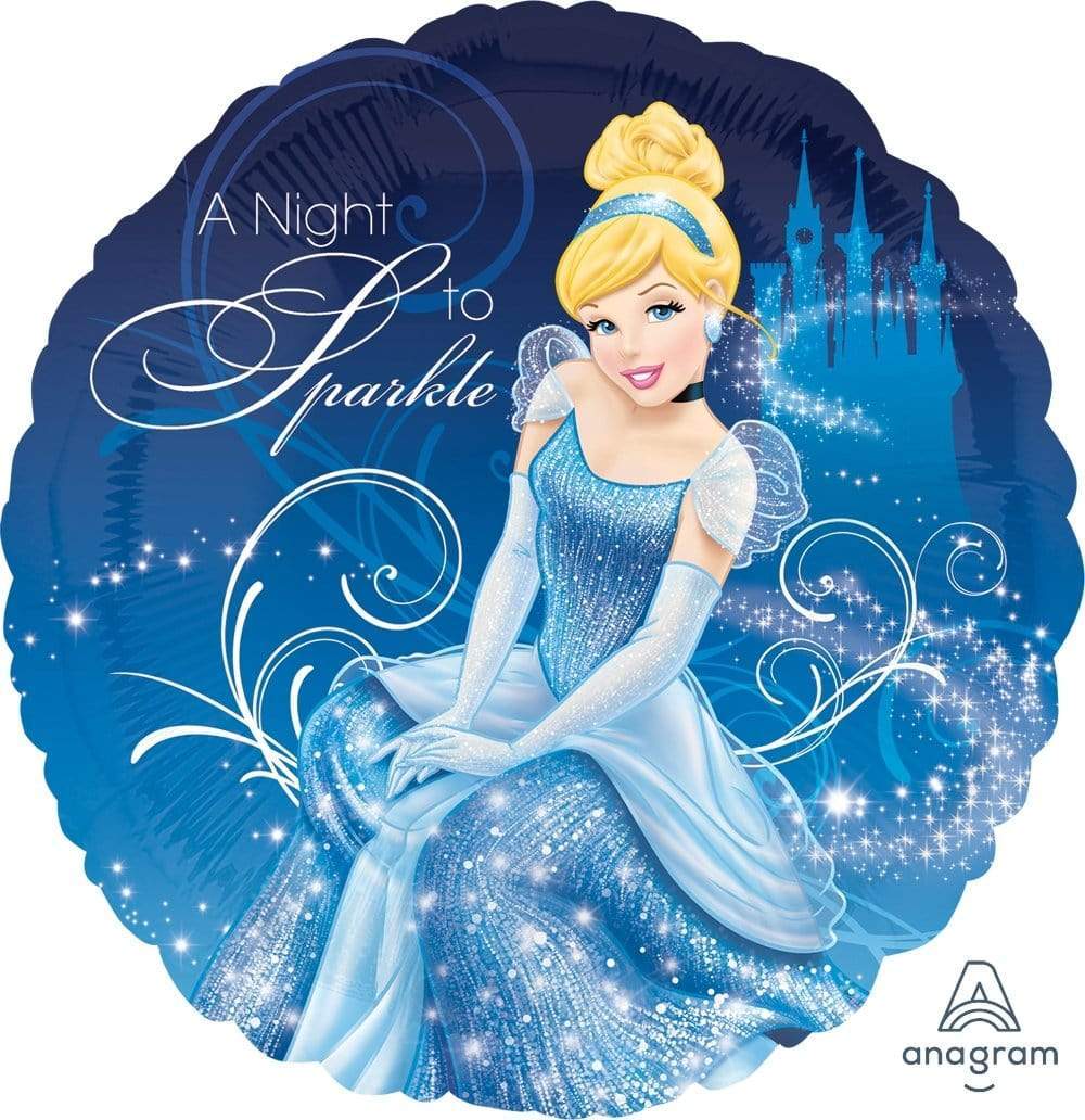 Anagram Mylar & Foil Cinderella A Night to Sparkle 18″ Balloon