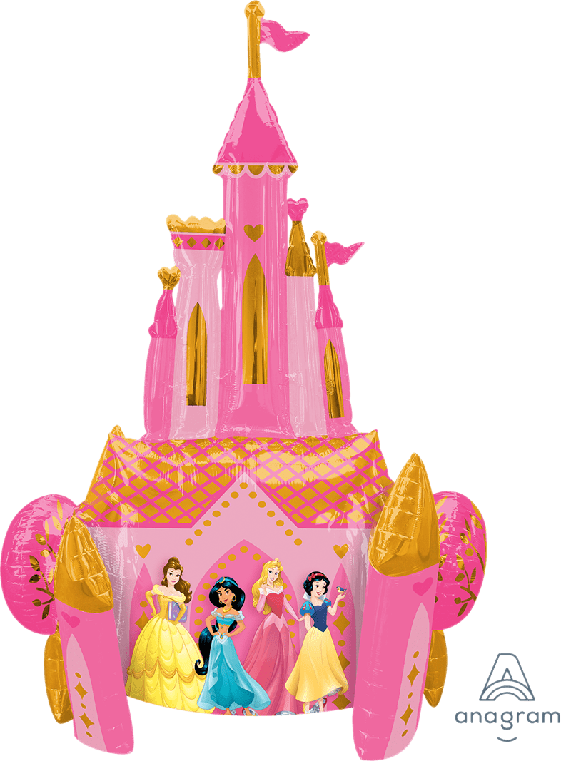 Anagram Mylar & Foil Disney Princess Castle 55" Airwalker Balloon