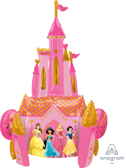 Anagram Mylar & Foil Disney Princess Castle 55" Airwalker Balloon