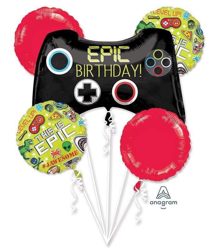 Anagram Mylar & Foil Epic Party This is Epic Balloon Bouquet