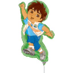 Anagram Mylar & Foil Go Diego Go! Diego 14″ Balloon (requires heat-sealing)