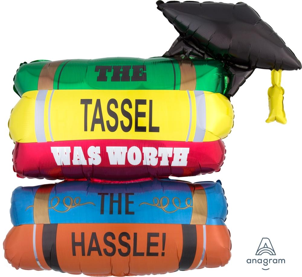 Anagram Mylar & Foil Grad Books 29" Mylar Foil Balloon