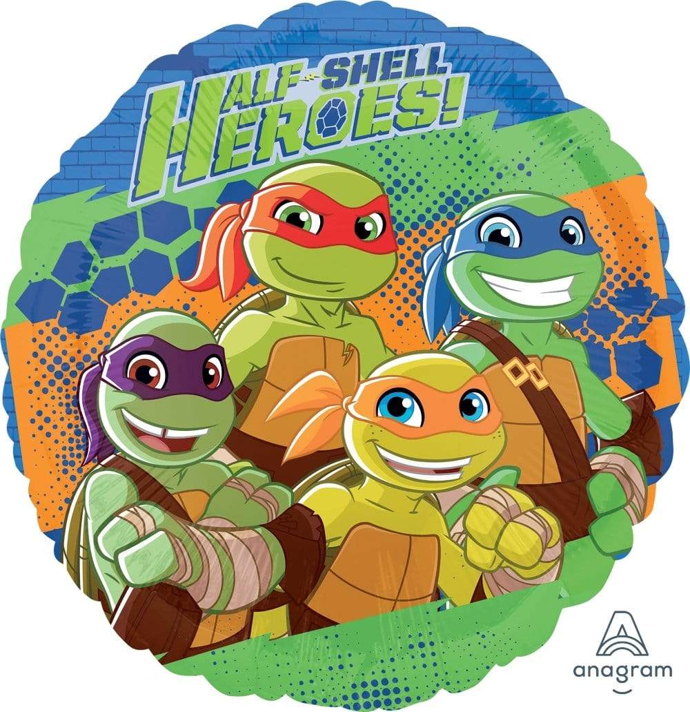 Anagram Mylar & Foil Half Shell Heroes 17″ Balloon