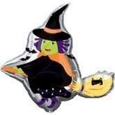 Anagram Mylar & Foil Halloween Witch 35″ Balloon