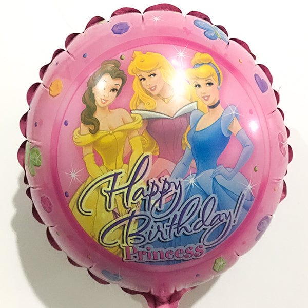 Anagram Mylar & Foil Happy Birthday Disney Princess (requires heat-sealing) 9″ Balloon