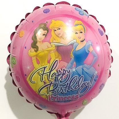 Anagram Mylar & Foil Happy Birthday Disney Princess (requires heat-sealing) 9″ Balloon