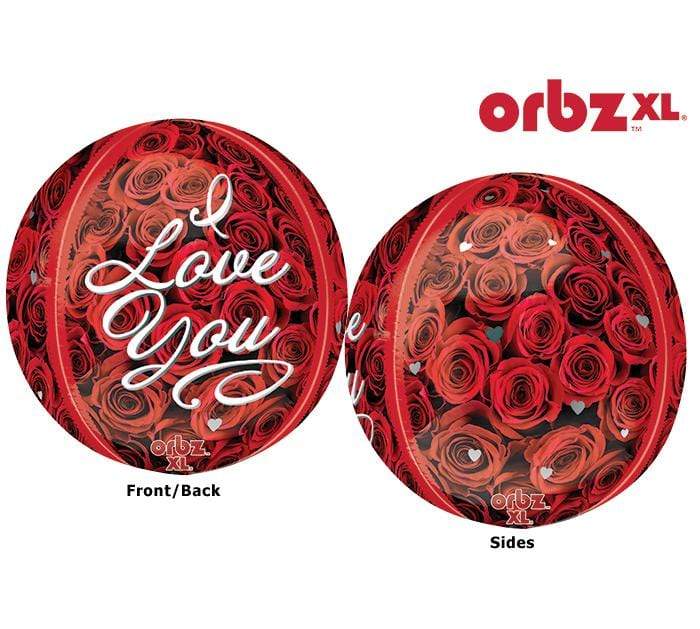 I Love You Roses 16″ Orbz Balloon