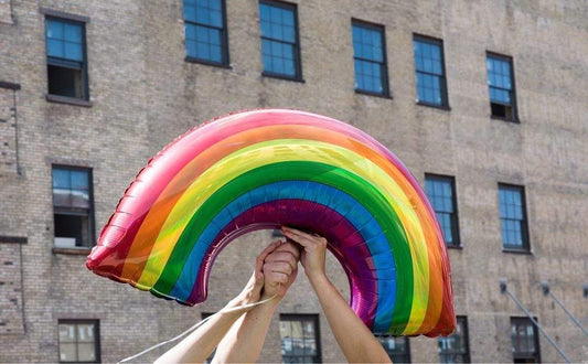 Anagram Mylar & Foil Iridescent Rainbow 34″ Holographic Foil Balloon