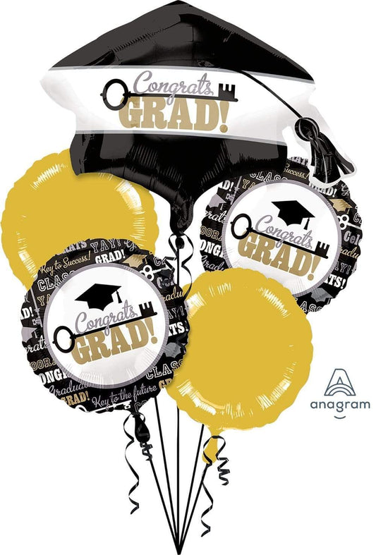 Anagram Mylar & Foil Key to Success Balloon Bouquet
