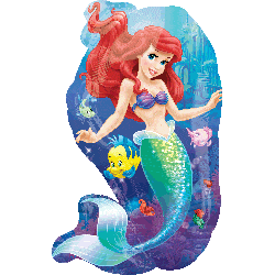 Anagram Mylar & Foil Little Mermaid and Friends 36″ Foil Balloon
