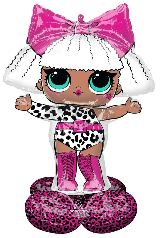 Anagram Mylar & Foil LOL Surprise Glam Diva AirLoonz 47″ Balloon