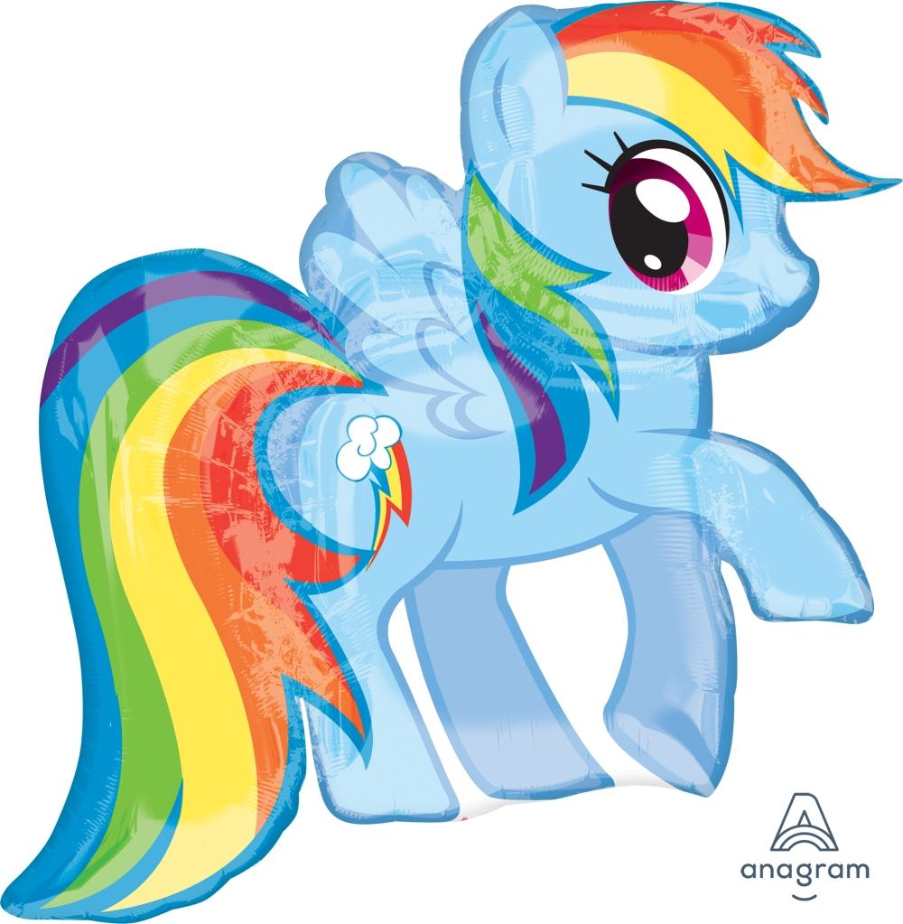 Anagram Mylar & Foil My Little Pony Rainbow Dash 28" Mylar Foil Balloon