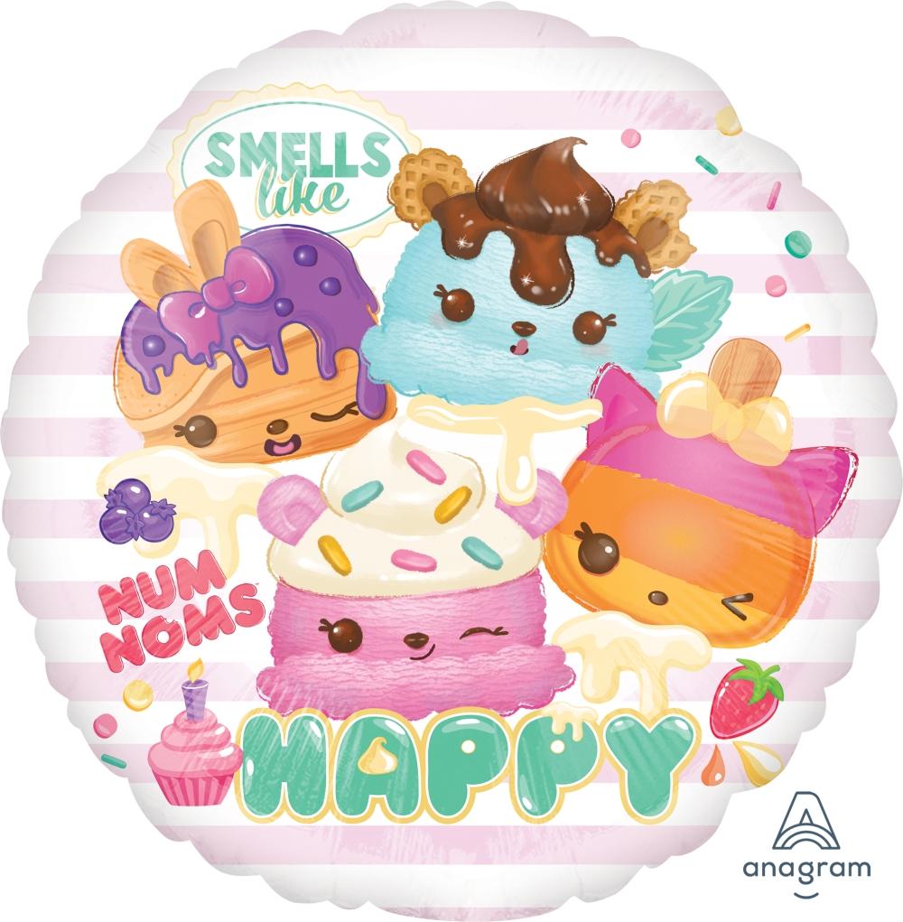 Anagram Mylar & Foil Num Noms 17" Balloon