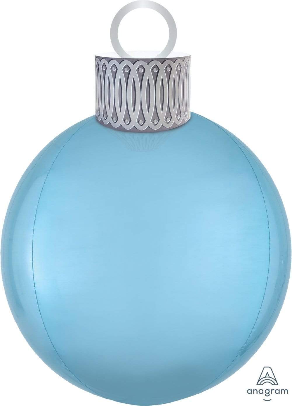 Anagram Mylar & Foil Pastel Blue Orbz 20″ Ornament Kit