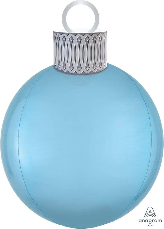 Anagram Mylar & Foil Pastel Blue Orbz 20″ Ornament Kit