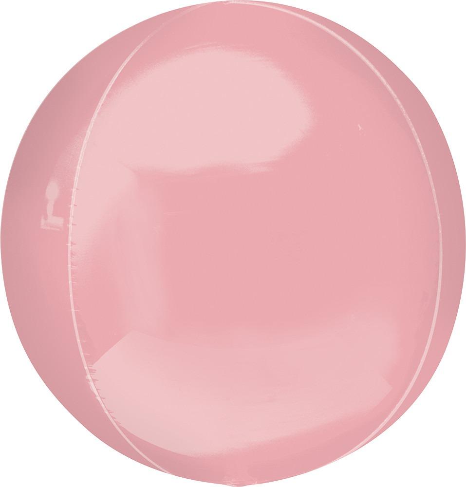 Anagram Mylar & Foil Pastel Pink Orbz 16″ Balloon