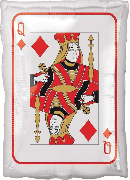 Anagram Mylar & Foil Playing Card Jack Queen 17″ Balloon