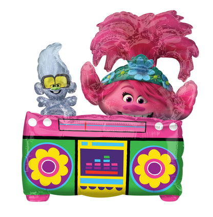 Anagram Mylar & Foil Poppy Trolls World Tour Air-fill 23″ Balloon