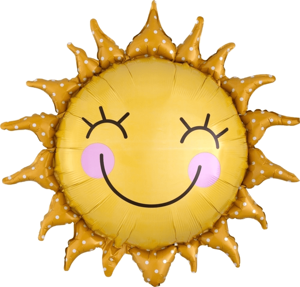 Anagram Mylar & Foil Smiley Sunshine Sun Balloon