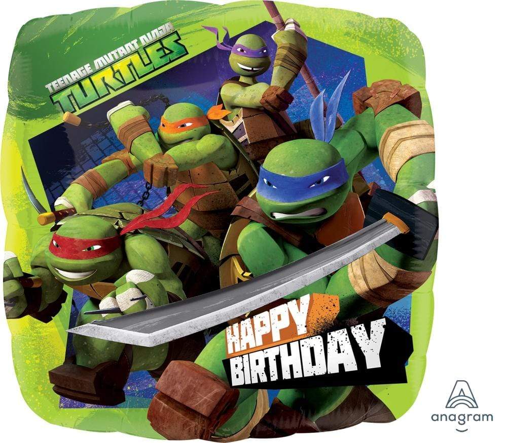 Anagram Mylar & Foil Teenage Mutant Ninja Turtles Birthday Balloon
