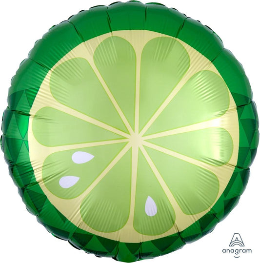 Anagram Mylar & Foil Tropical Lime Balloon