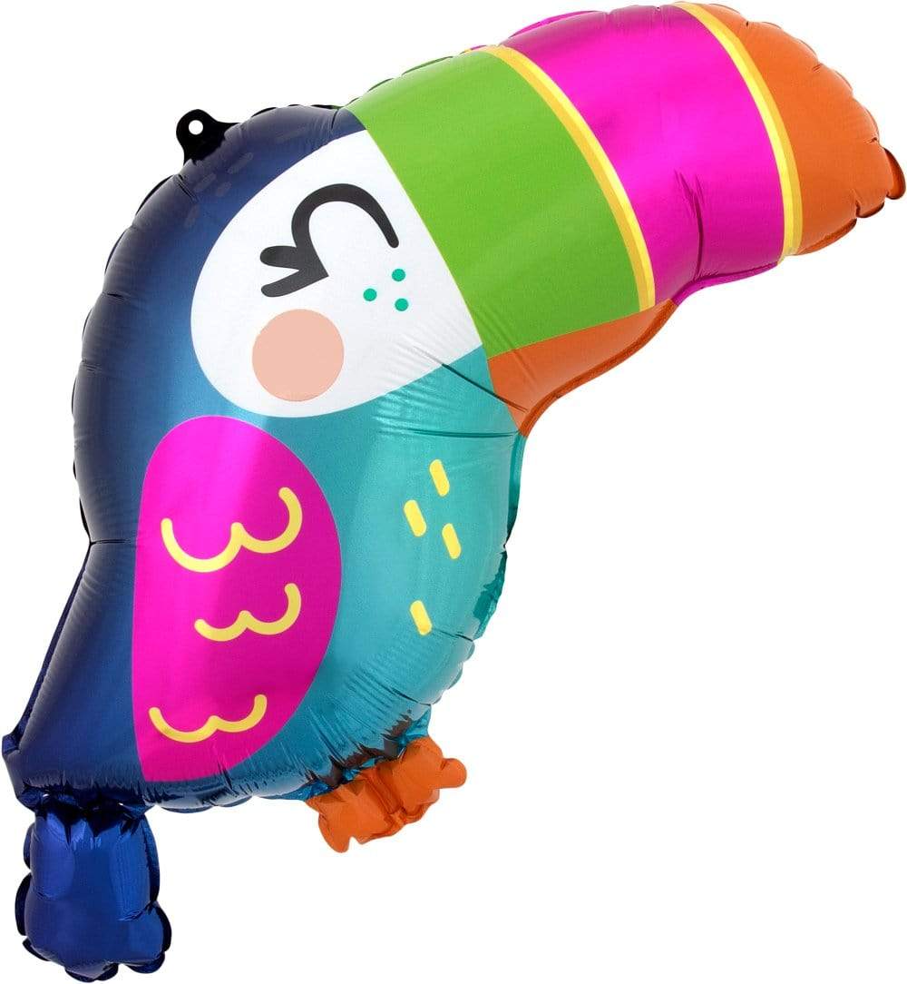 Anagram Mylar & Foil Tropical Toucan Jr Shape 27″ Balloon