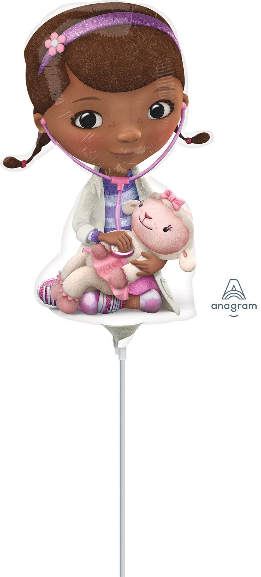 Anagram Mylar & Foil Uninflated Doc McStuffins 9″ Foil Balloon