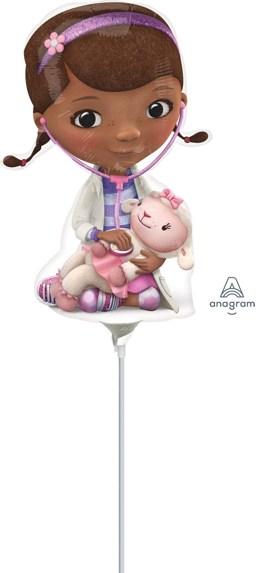 Anagram Mylar & Foil Uninflated Doc McStuffins 9″ Foil Balloon