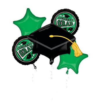 Anagram Party Supplies Graduation Bouquet School Color Green