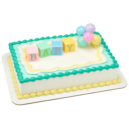 B-A-B-Y Blocks Cake Kit by DecoPac from Instaballoons