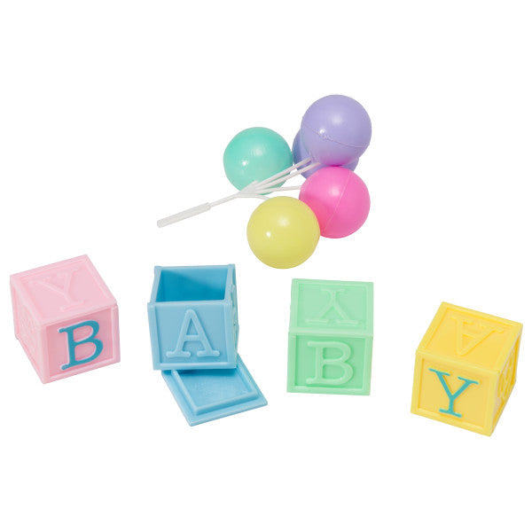 B-A-B-Y Blocks Cake Kit by DecoPac from Instaballoons