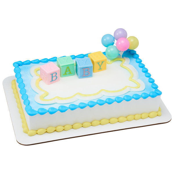 B-A-B-Y Blocks Cake Kit by DecoPac from Instaballoons