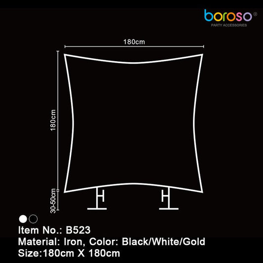 B523 White Party Decorative Frame - Borosino