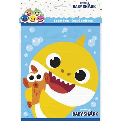 Goodie Bags - Baby Shark (8ct) - Unique