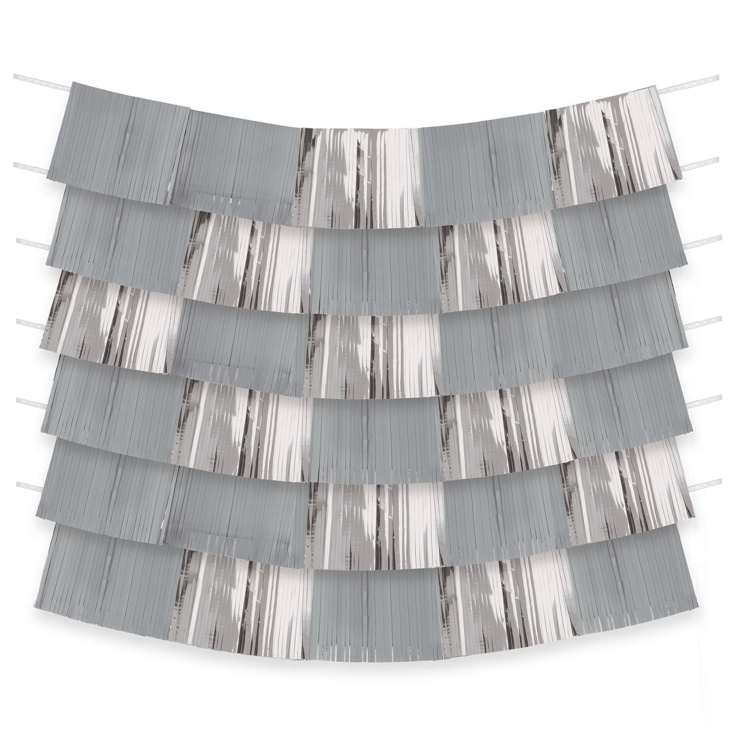 Backdrop Foil Deco - Silver by Amscan from Instaballoons