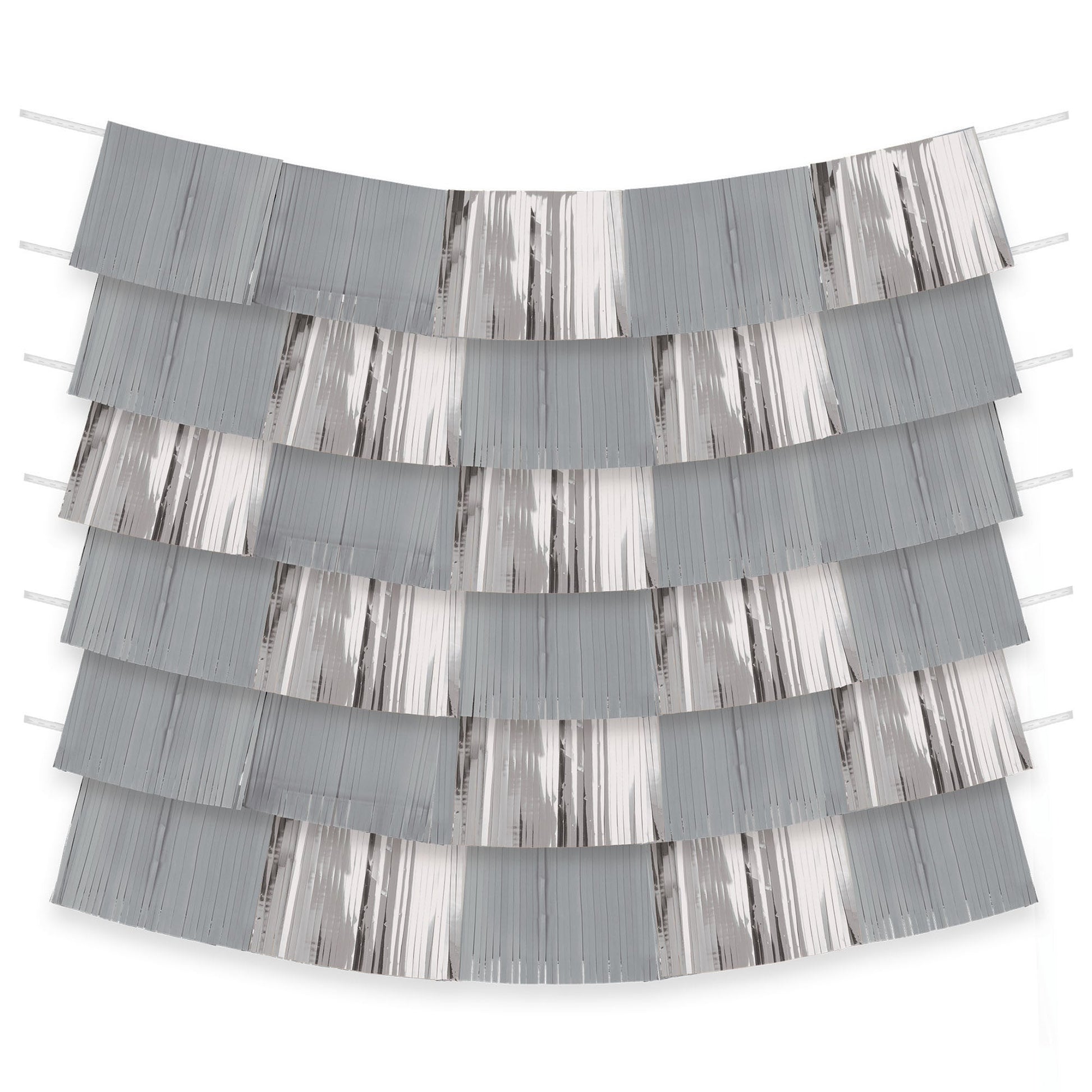 Backdrop Foil Deco - Silver by Amscan from Instaballoons