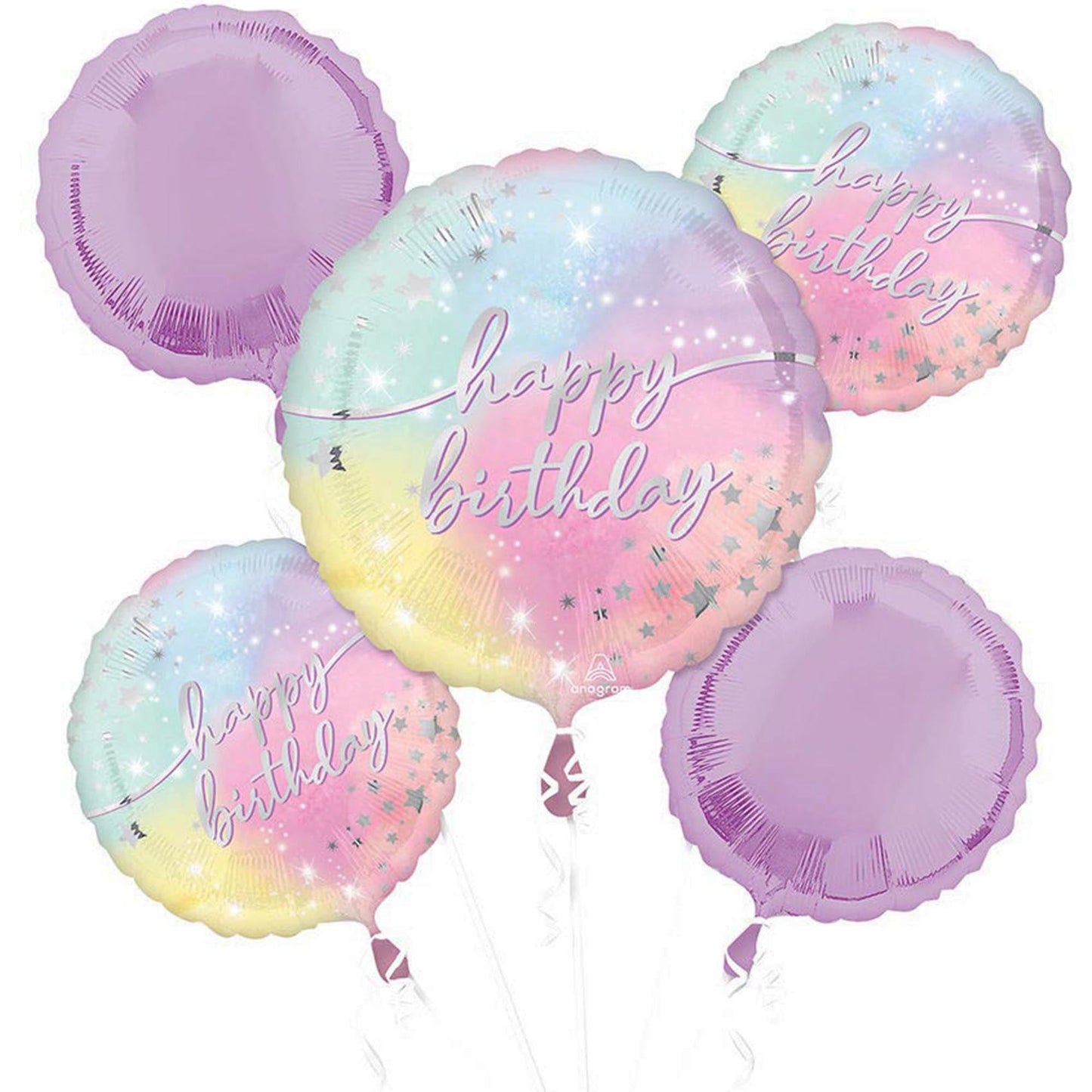Balloon Bouquet - Happy Birthday Luminous - Anagram