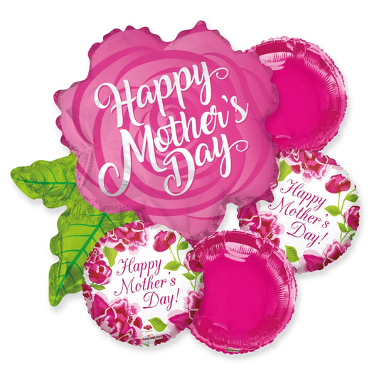 Balloon Bouquet - Mother's Day Rose - Conver USA