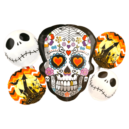 Balloon Bouquet - Skull  - Winner Party