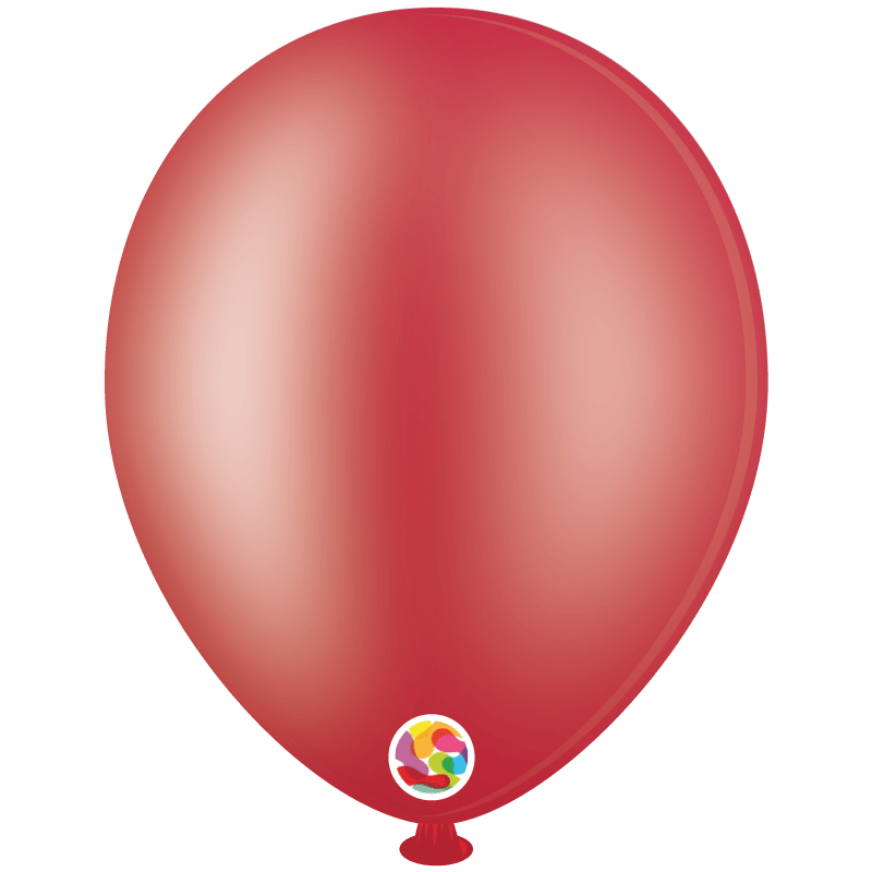 Balloonia Latex Crystal Red 5″ Latex Balloons (100 count)