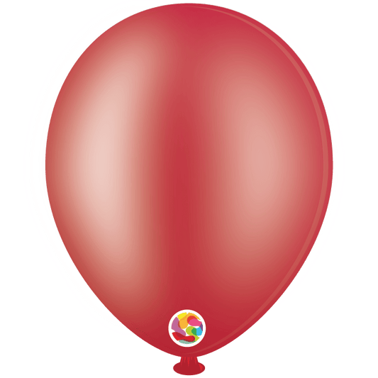 Balloonia Latex Crystal Red 5″ Latex Balloons (100 count)